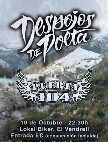 Despojos de Poeta + Puerta 104