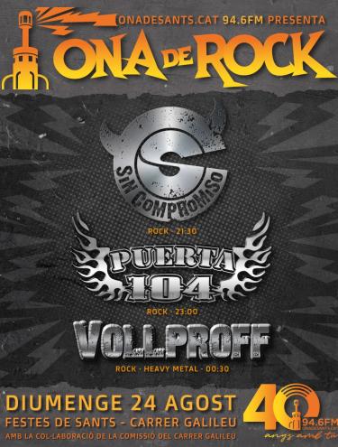 Puerta 104 en Fiestas De Sants: ONA DE ROCK
