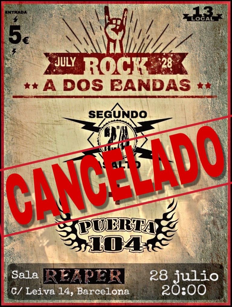 Suspendido el concierto del 28 de julio en la Reaper